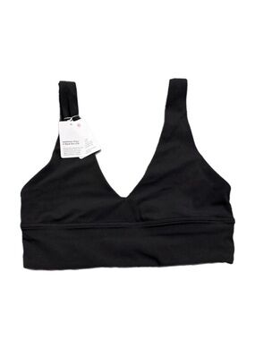 NWT Lululemon Align V-Neck Bra (Black) Size 6